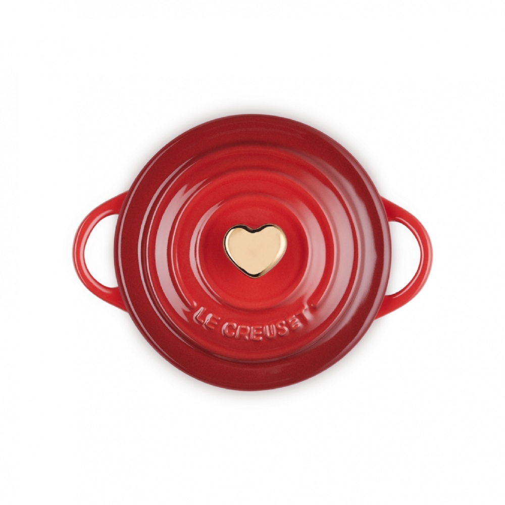 Le Creuset Mini cocotte con pomolo a cuore L'Amour Collection cm. 10