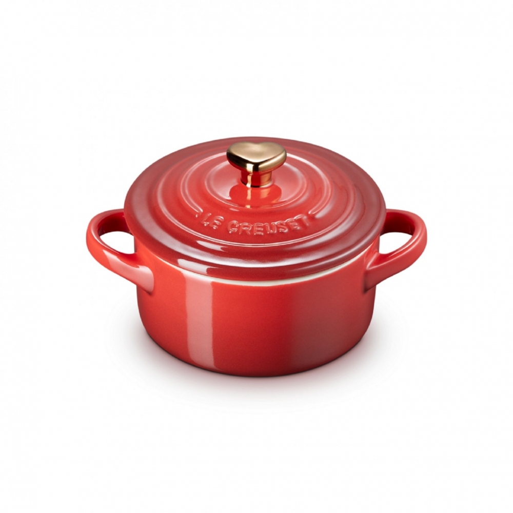 Le Creuset Mini cocotte con pomolo a cuore L'Amour Collection cm. 10