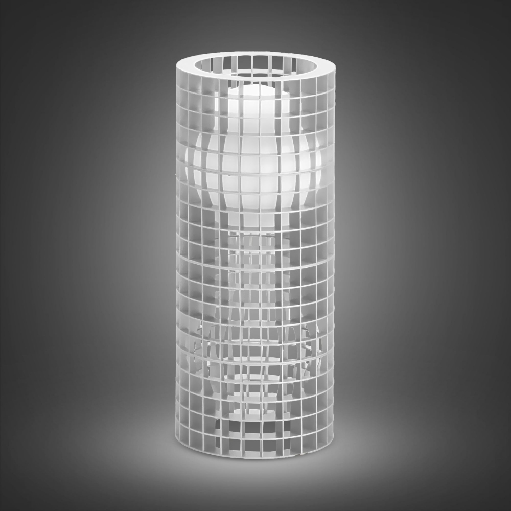 Fontana Arte Lampada da tavolo Matrix grande