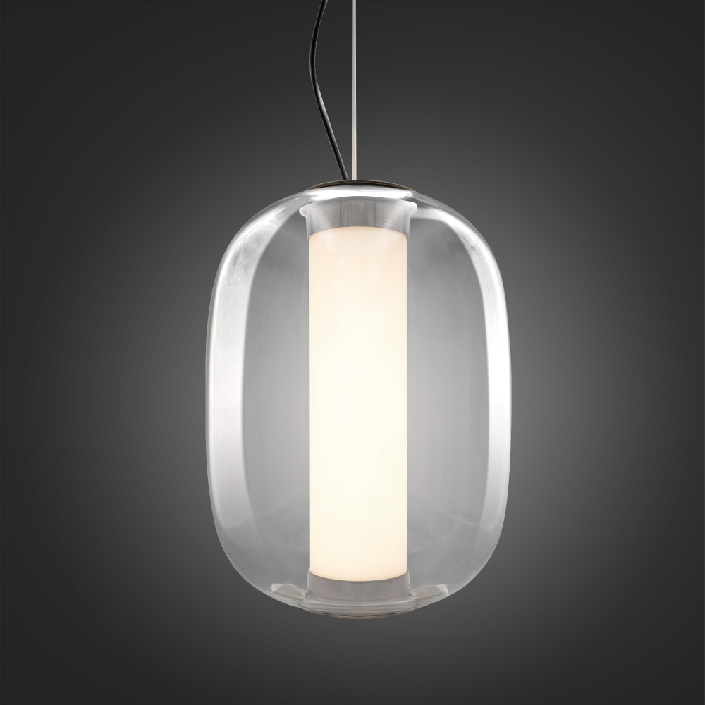 Fontana arte Lampada a sospensione Meridiano Media