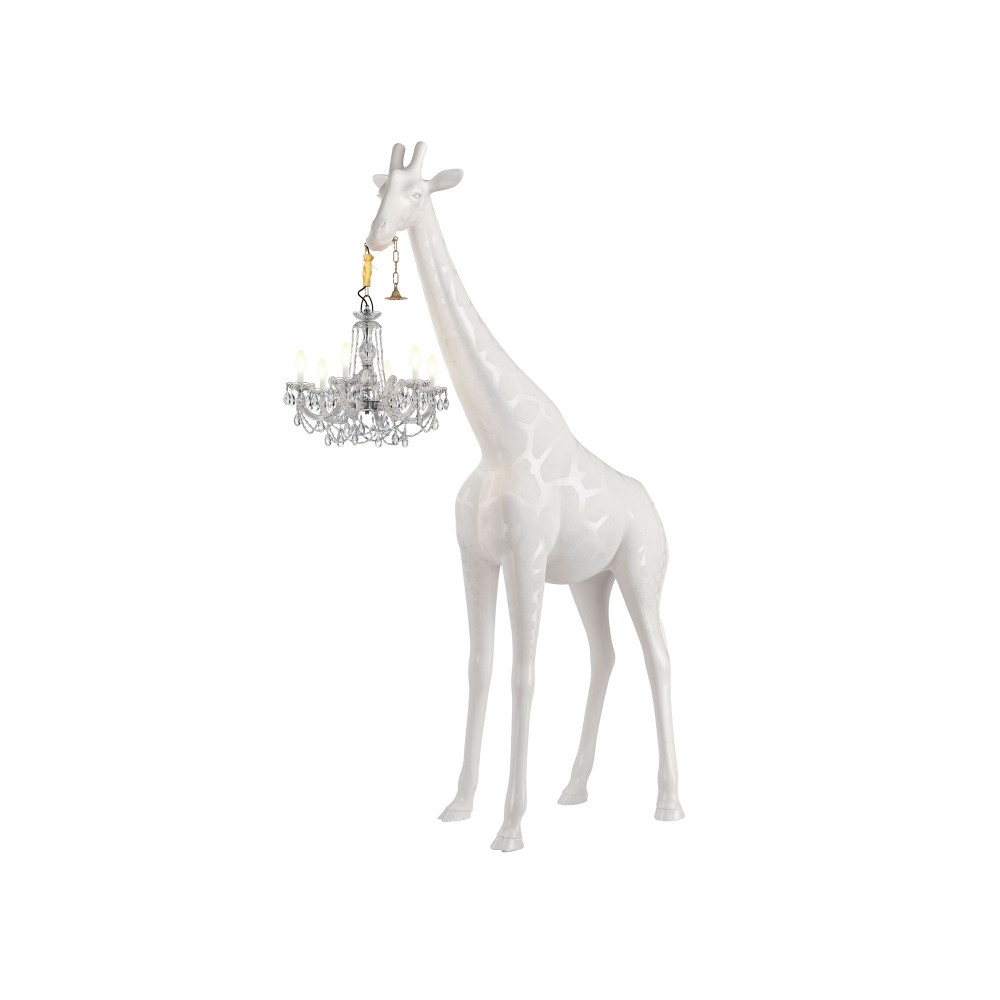 Qeeboo Lampada da terra Giraffe In Love M Outdoor mt. 2,65