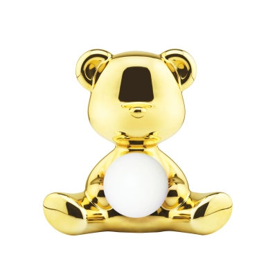 Qeeboo Lampada Teddy Girl Gold