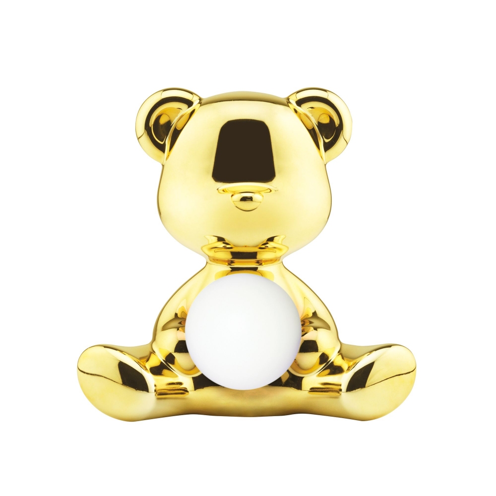 Qeeboo Lampada Teddy Girl Gold