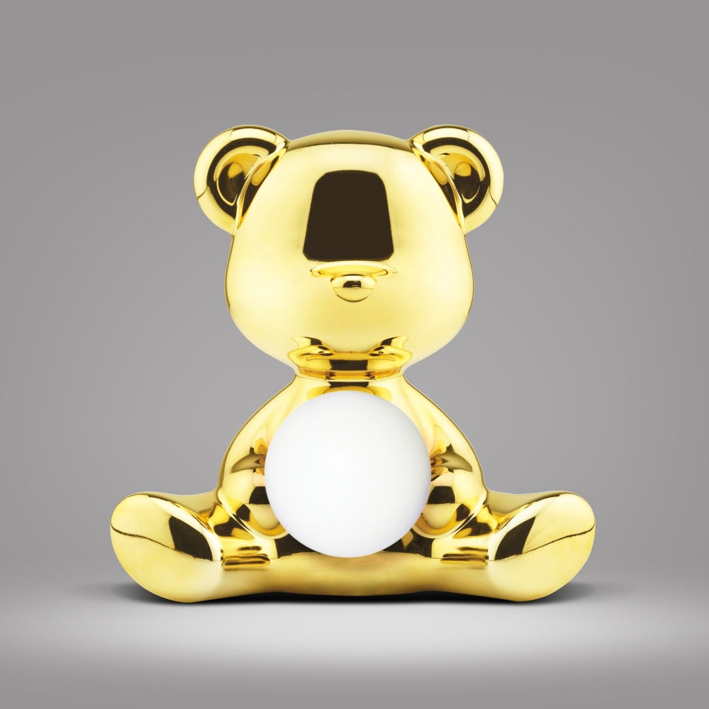 Qeeboo Teddy Girl Gold Lamp