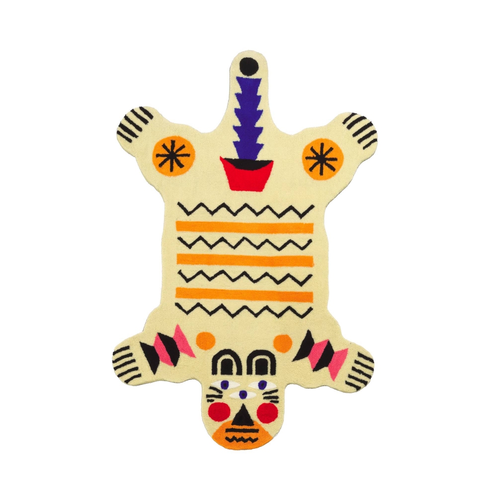 Qeeboo Oggian Bear L shaped carpet