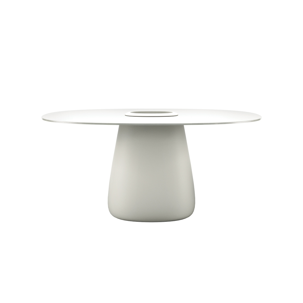 Qeeboo Tavolo Cobble 160 cm con vaso...