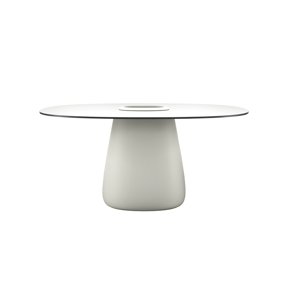 Qeeboo Tavolo Cobble 160 cm con vaso...