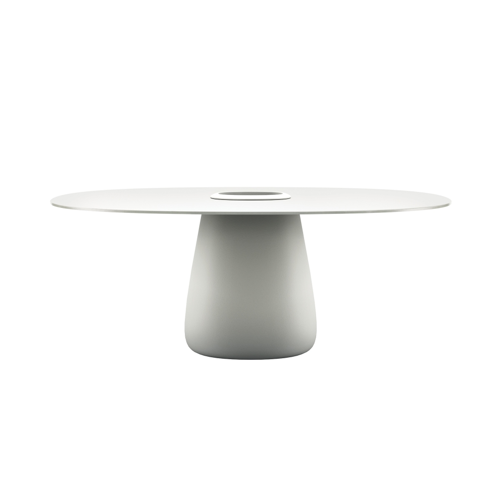 Qeeboo Tavolo Cobble 190 cm con vaso...