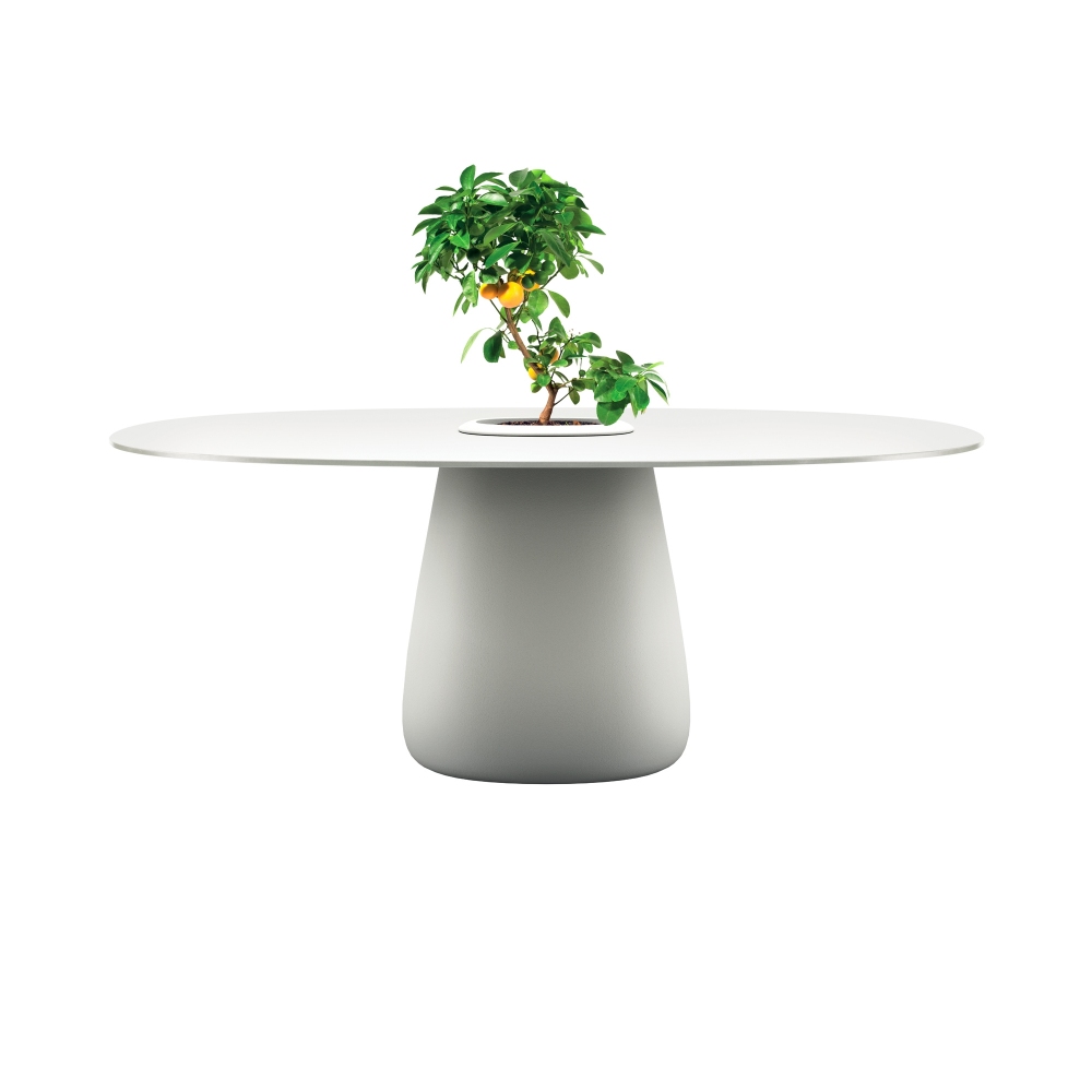 Qeeboo Cobble table 190 cm with central vase