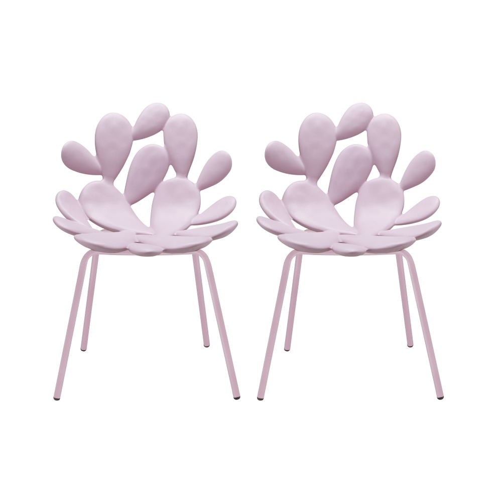 Qeeboo Set of 2 colored Filicudi chairs