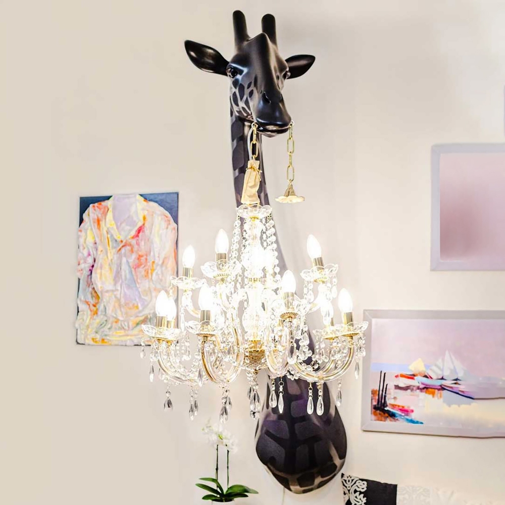 Qeeboo Giraffa in Love 1,73 mt wall lamp