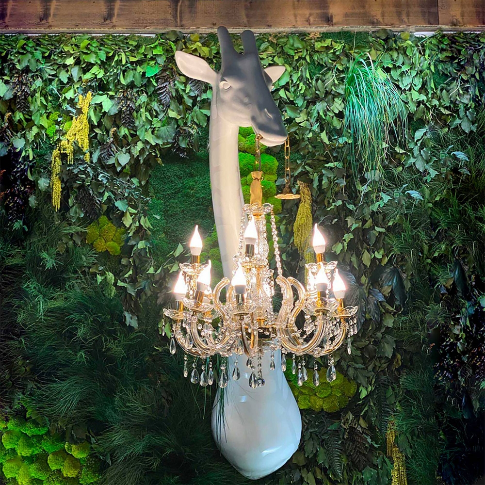 Qeeboo Giraffa in Love 1,73 mt wall lamp