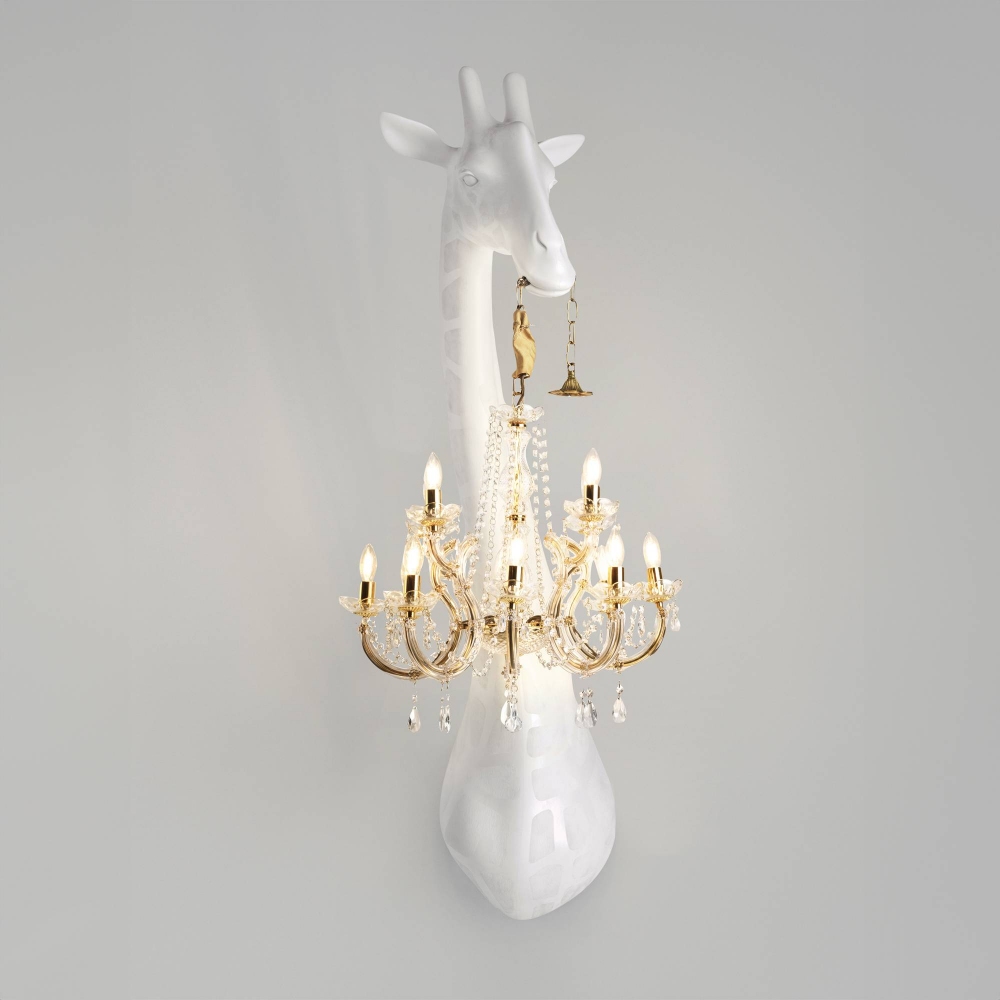 Qeeboo Giraffa in Love 1,73 mt wall lamp