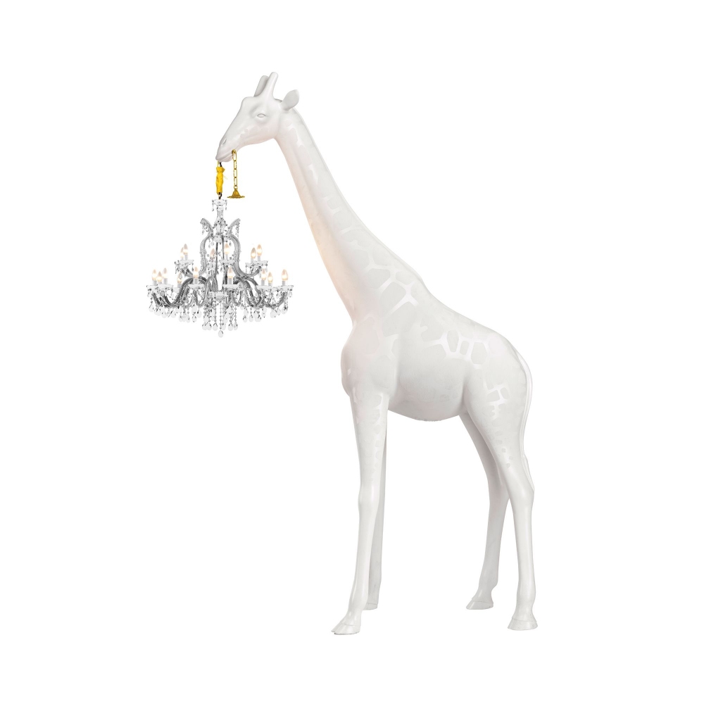 Qeeboo Lampada da terra Giraffe in...