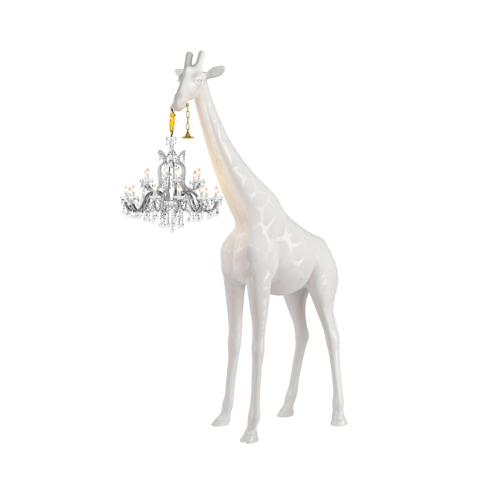 Qeeboo Lampada da terra Giraffe in love XL indoor