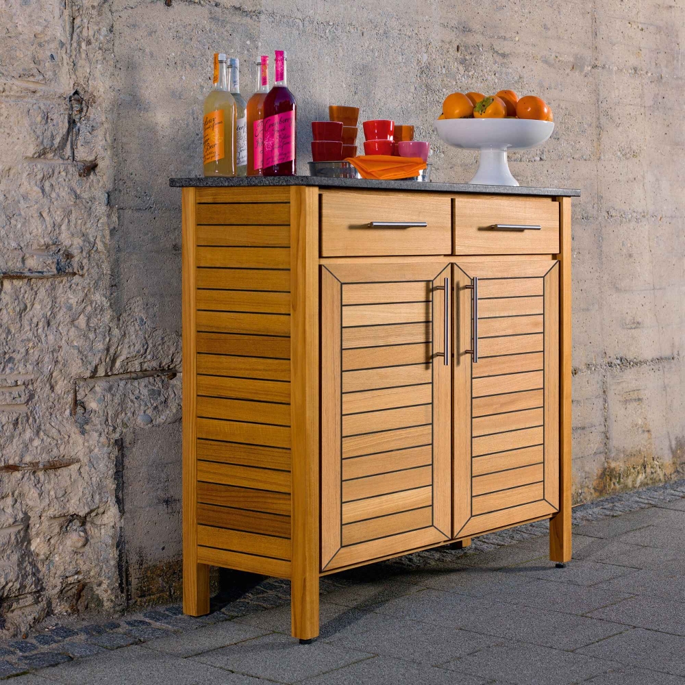 Weishäupl Deck outdoor highboard 120x44x103h cm