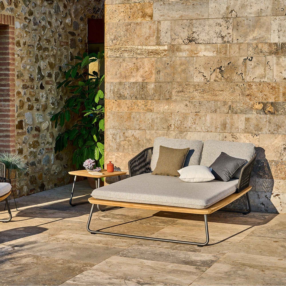 Weishäupl Dormeuse da esterno Denia 180x137x74h cm