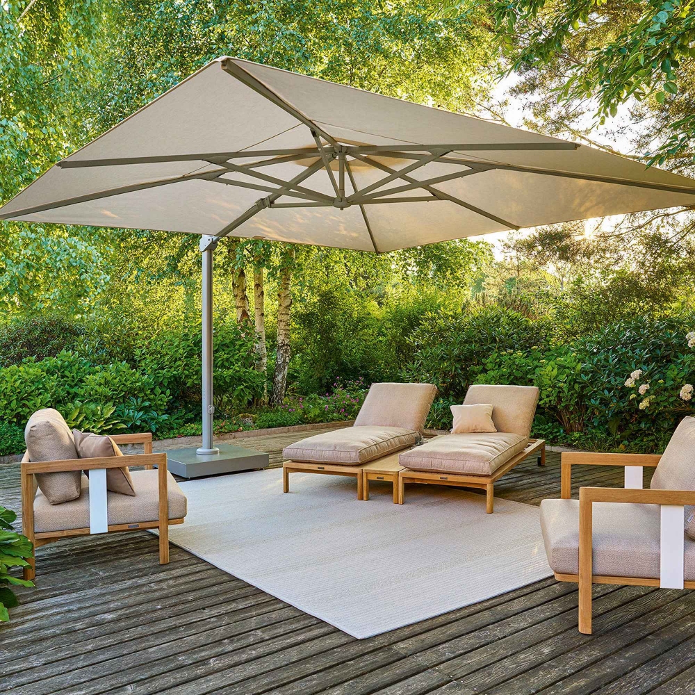 Weishäupl Cantilever garden umbrella 3x3 m