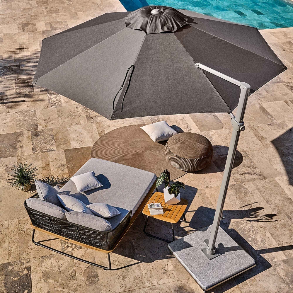Weishäupl Cantilever garden umbrella 3x3 m
