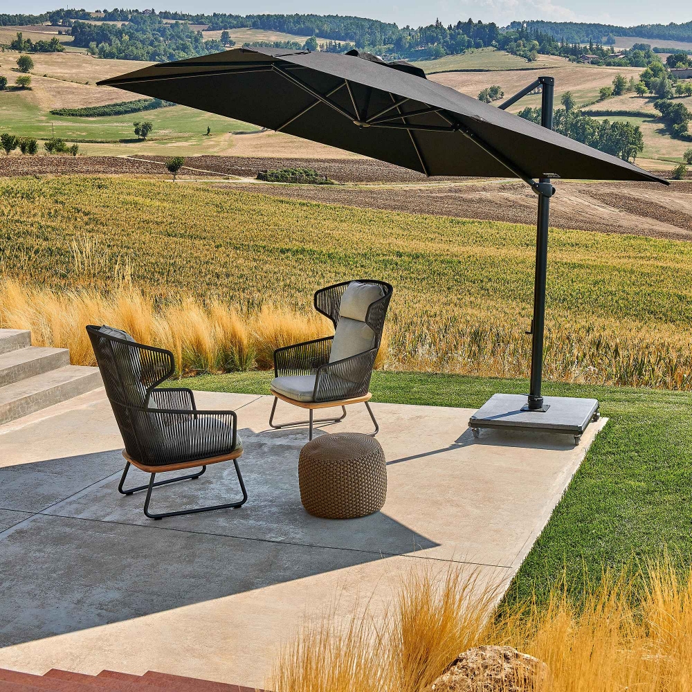 Weishäupl Cantilever garden umbrella 3x3 m