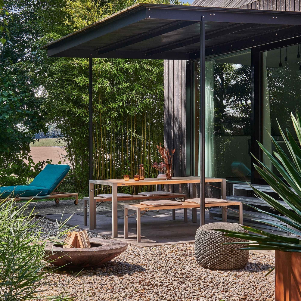 Weishäupl Flip outdoor table 220x90x74h cm