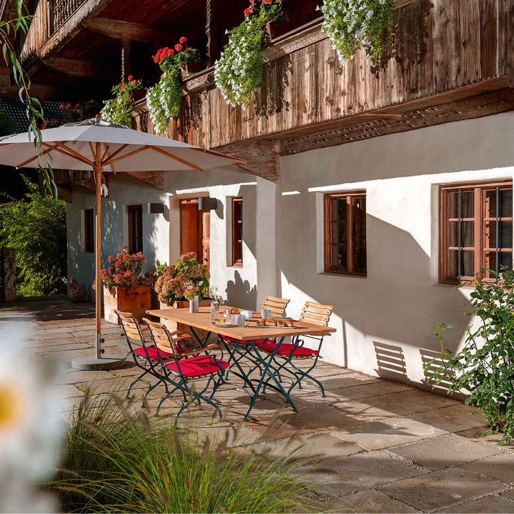 Weishäupl Tavolo rettangolare da esterno Classic 180x80x73h cm