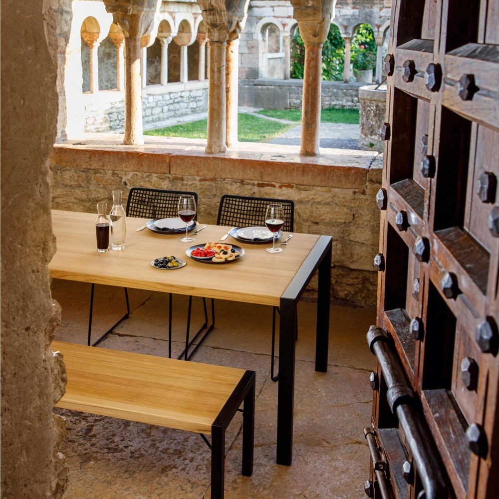 Weishäupl Flip outdoor bench 200x43x45h cm