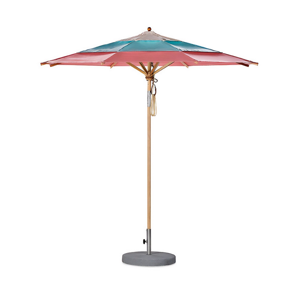 Weishäupl Ombrellone rotondo da giardino Klassiker - Base in cemento inclusa