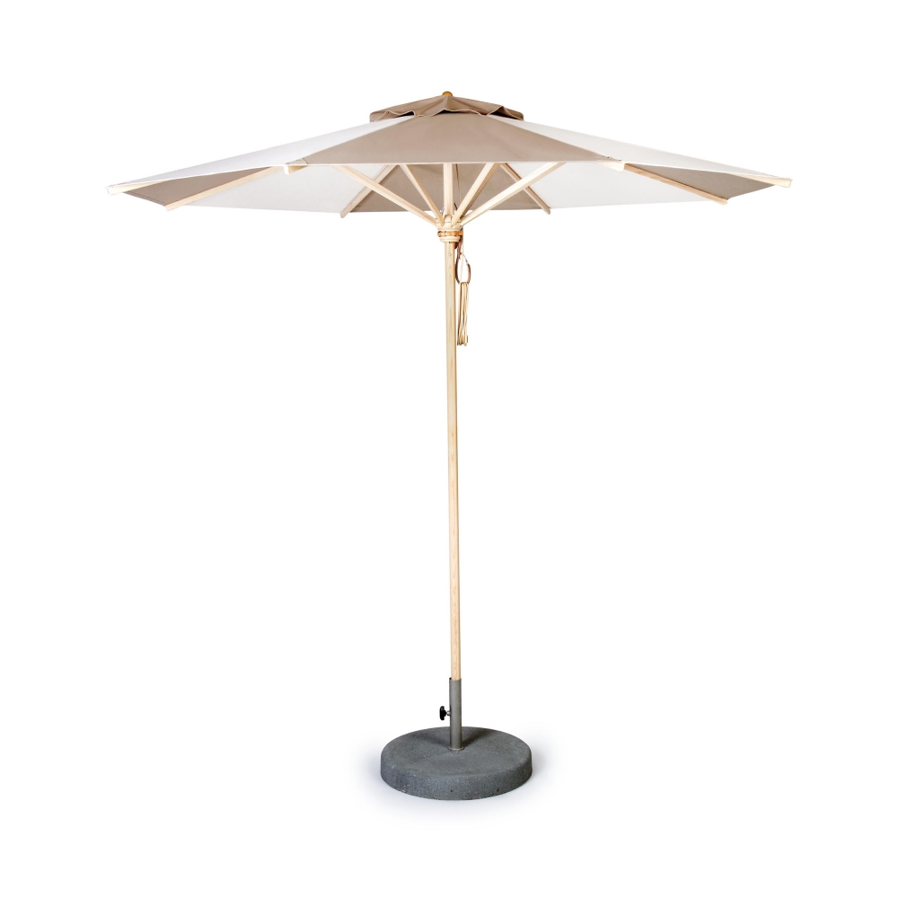 Weishäupl Klassiker round garden umbrella - Concrete base included