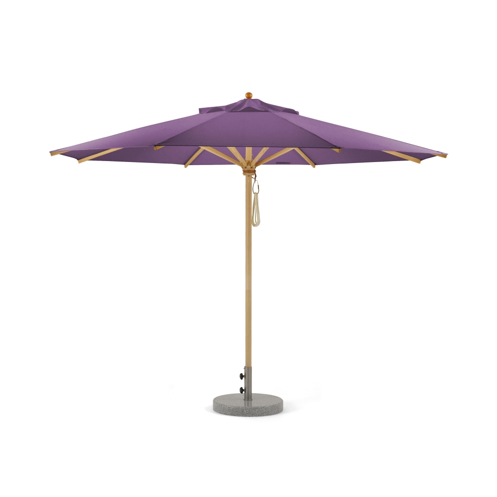 Weishäupl Ombrellone rotondo da giardino Klassiker - Base in cemento inclusa