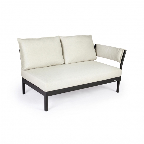 Weishäupl Minu 2-seater outdoor sofa - Left armrest