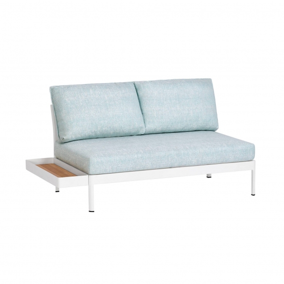 Weishäupl Minu outdoor 2-seater sofa - Clip table included