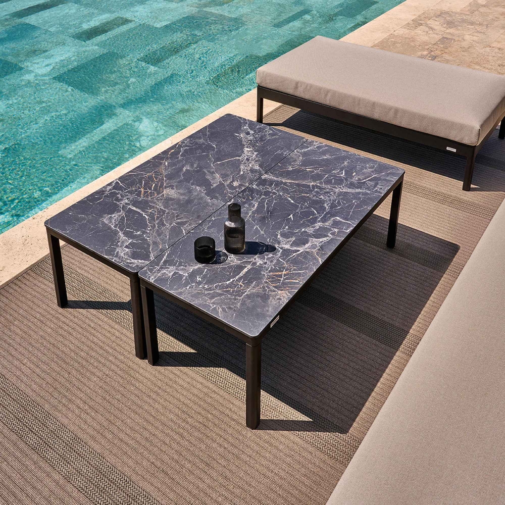 Weishäupl Tavolino da esterno Minu 77x50x42h cm