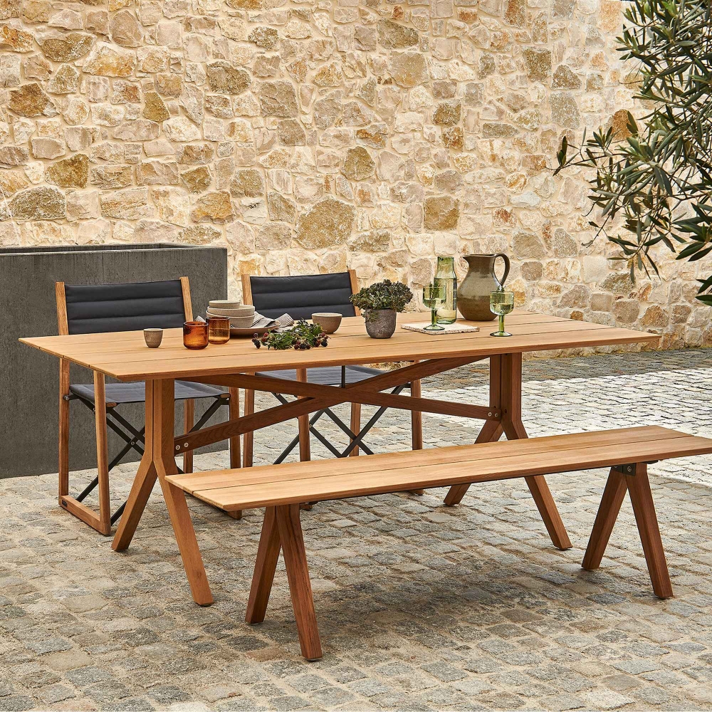 Weishäupl Loft outdoor table 200x90x74h cm