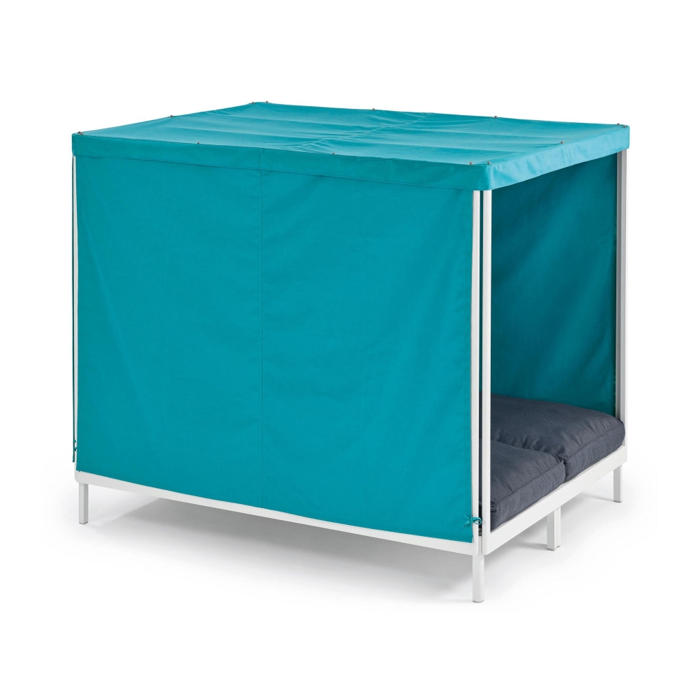 Weishäupl Letto a baldacchino da esterno Minu 205x159x160h cm