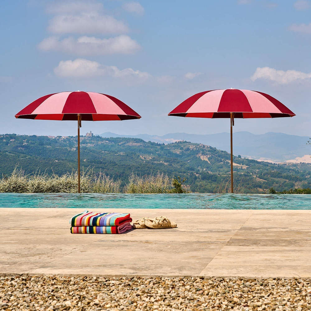Weishäupl Pagoda garden umbrella diam. 240 cm - Round concrete base included