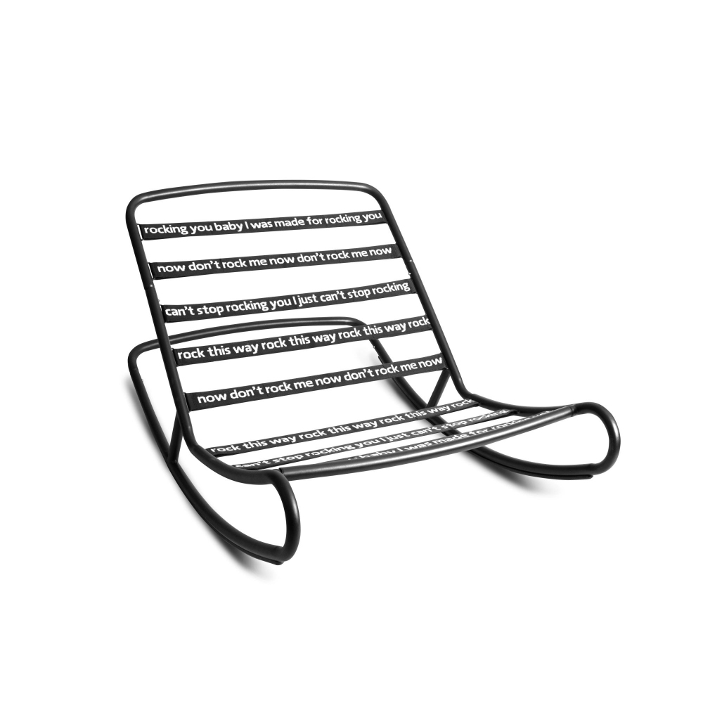Fatboy sedia a dondolo Rock 'n Roll