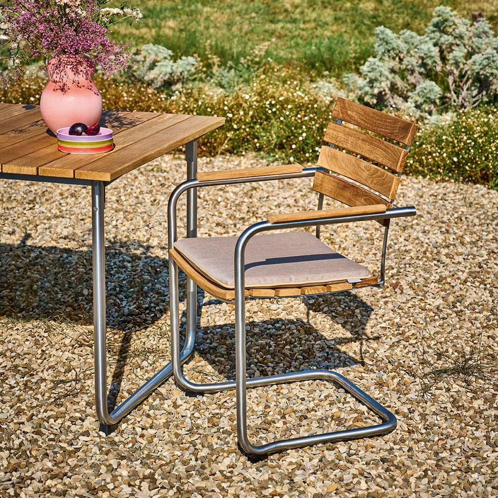 Weishäupl Prato outdoor table 140x90x74h cm - Teak top