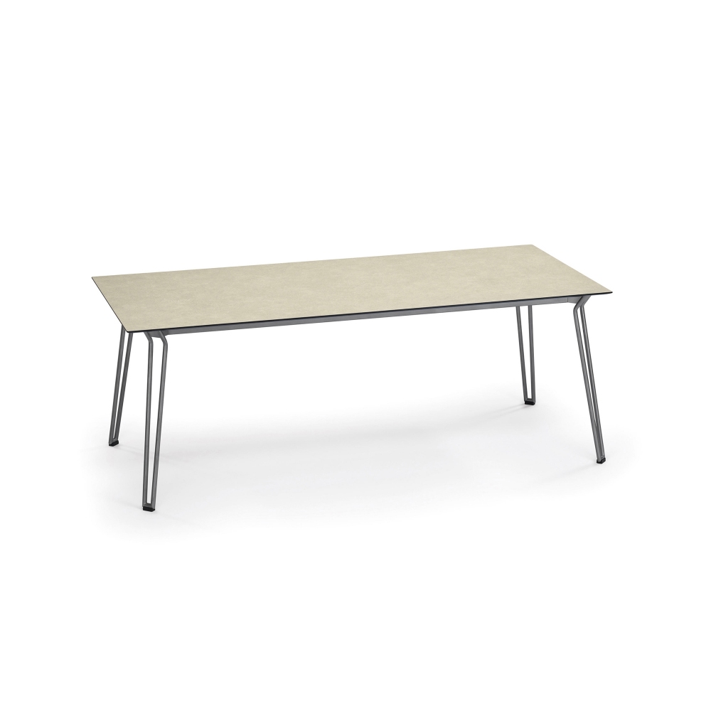 Weishäupl Slope rectangular outdoor table 200x90x74h cm