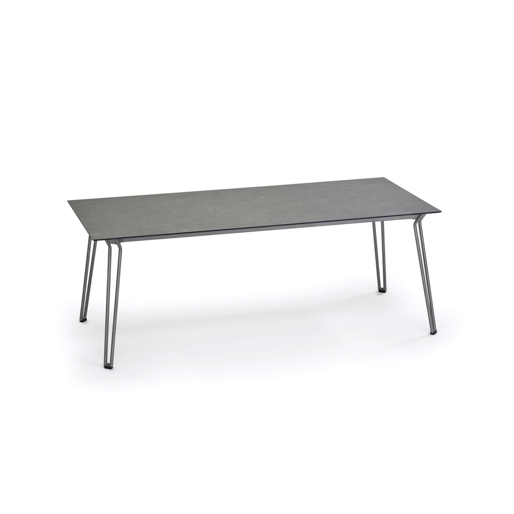 Weishäupl Tavolo rettangolare da esterno Slope 200x90x74h cm