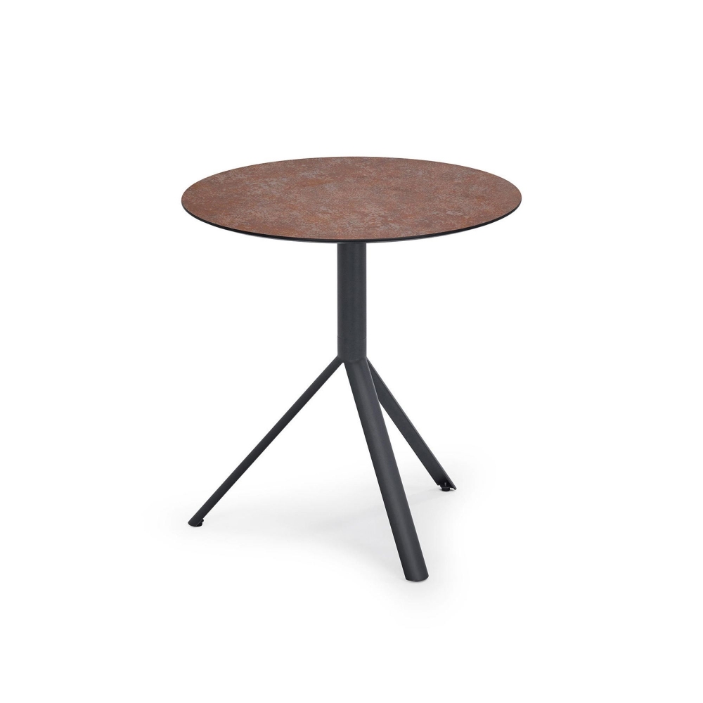 Weishäupl Tavolino bistro da esterno Trio Ø70x73h cm