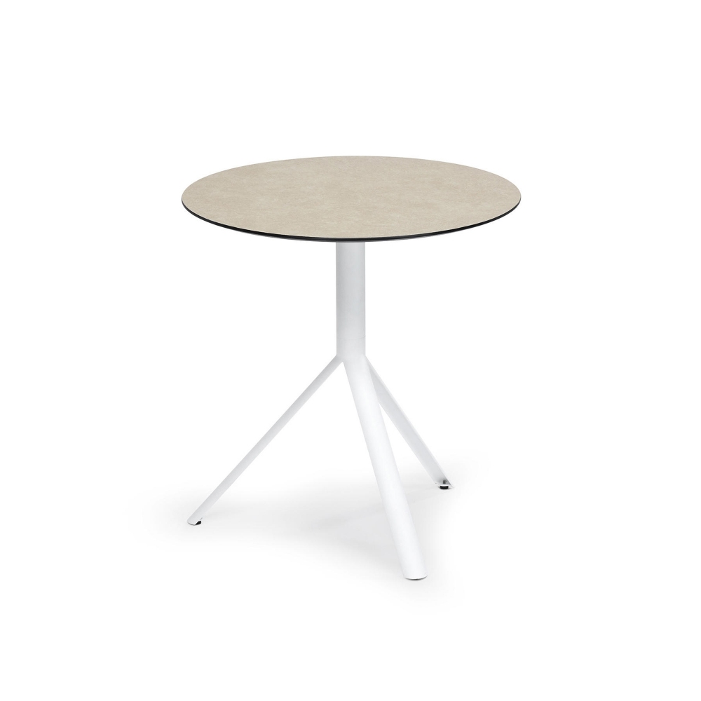 Weishäupl Tavolino bistro da esterno Trio Ø70x73h cm