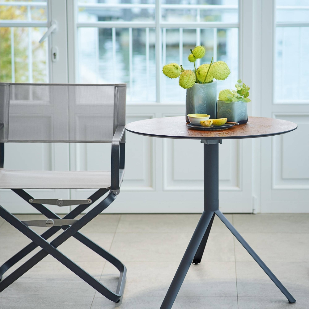 Weishäupl Tavolino bistro da esterno Trio Ø70x73h cm