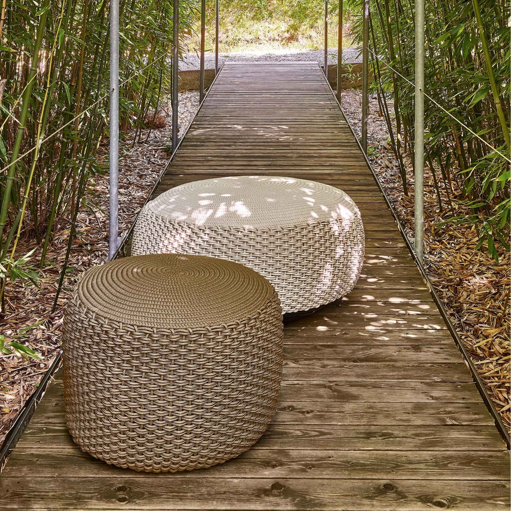 Weishäupl outdoor small pouf Ø55x50h cm