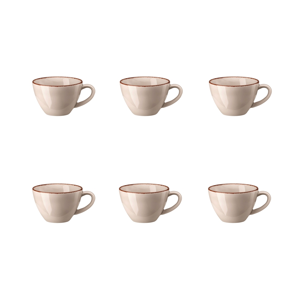 Rosenthal 6 tazzine da espresso in porcellana Profi Casual 11 cl