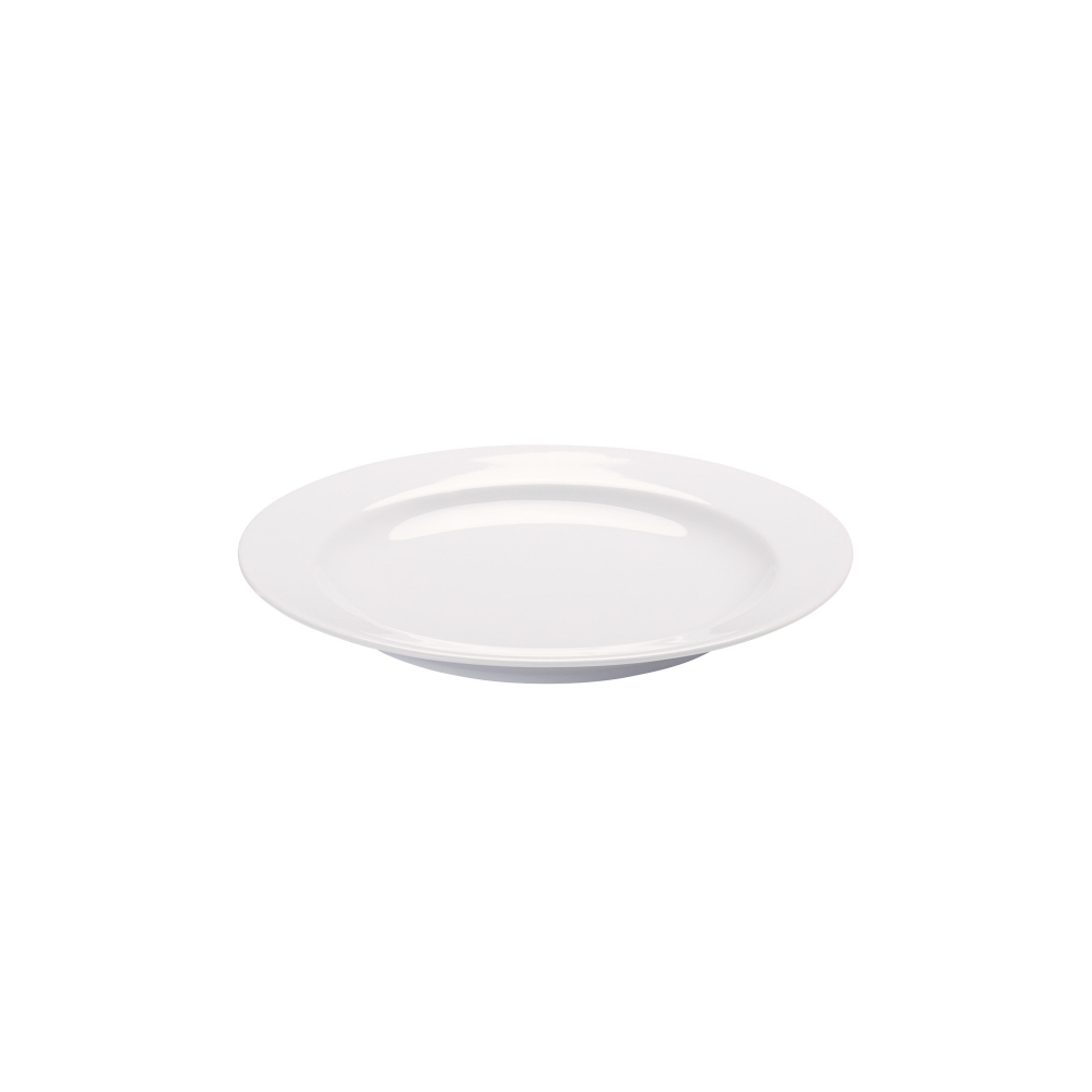 Rosenthal 6 piatti piani con falda Form 1382 Weiss 19 cm