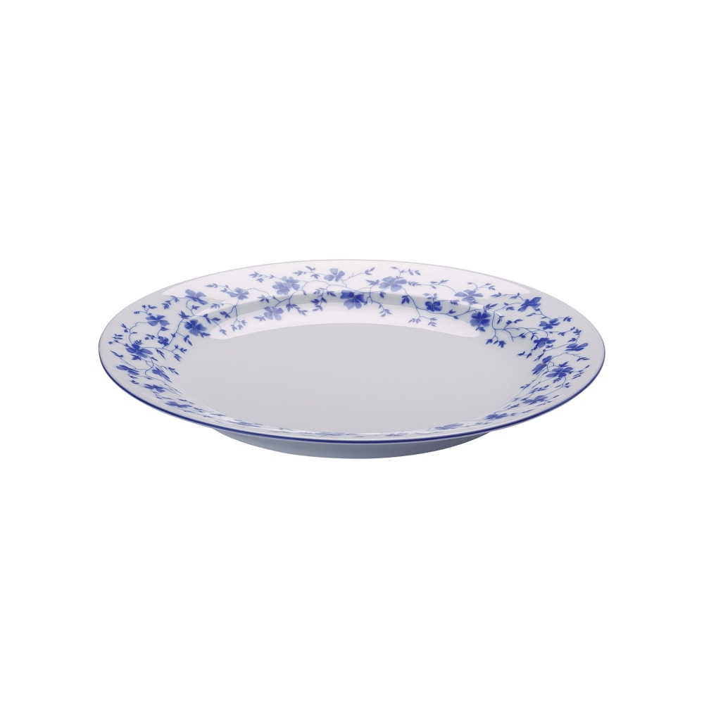 Rosenthal Form 1382 Blaublüten set of 6 dinner plates with brim 25 cm