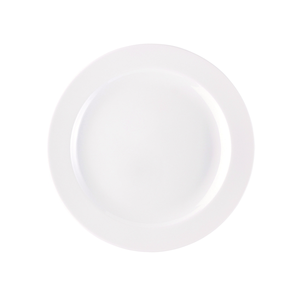 Rosenthal Form 1382 Weiss set of 6 dinner plates with brim 25 cm