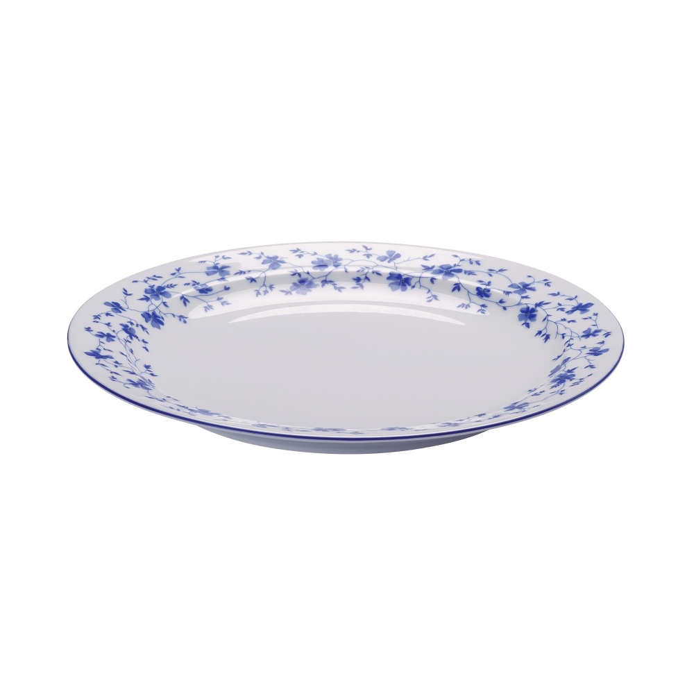 Rosenthal Form 1382 Blaublüten set of 6 dinner plates with brim 25 cm