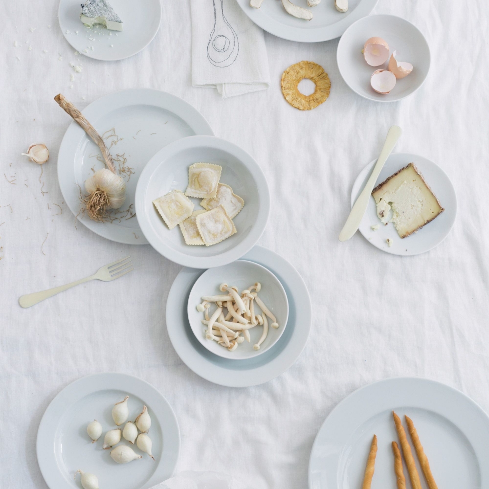 Rosenthal 6 piatti piani con falda Form 1382 Weiss 26 cm